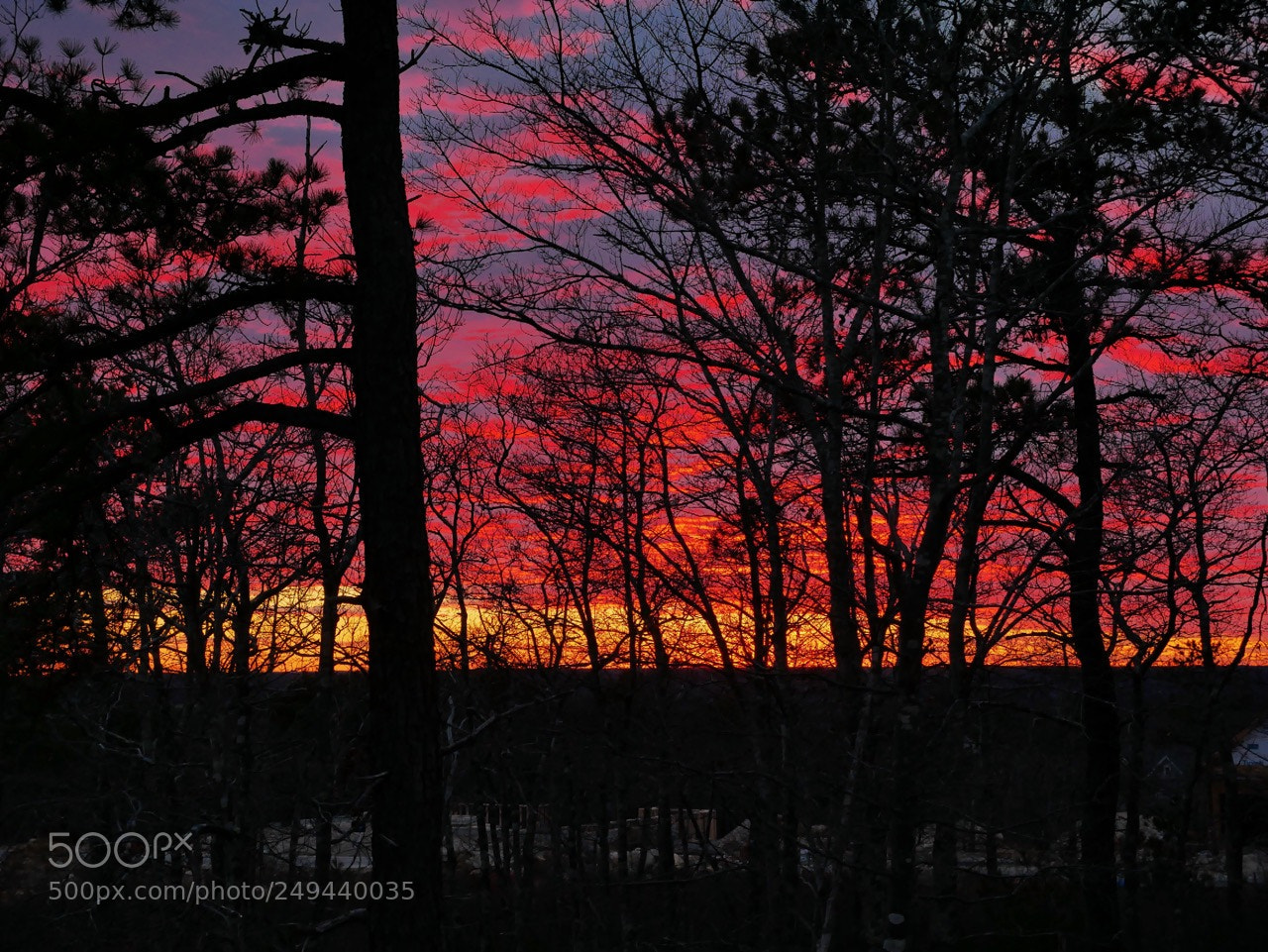Panasonic Lumix DMC-G85 (Lumix DMC-G80) sample photo. Red sky photography