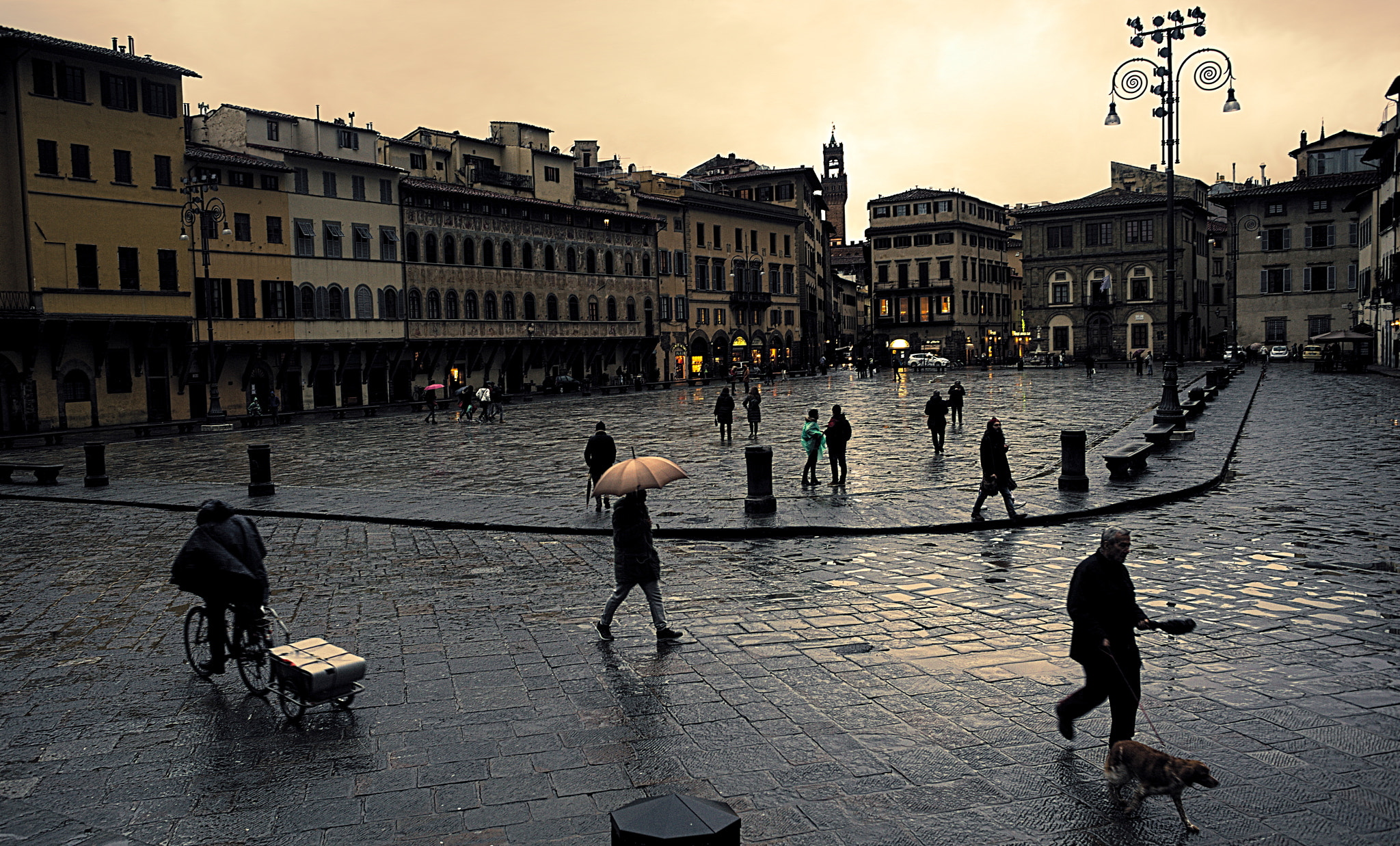 Nikon D700 + Manual Lens No CPU sample photo. Rainy day in florence photography