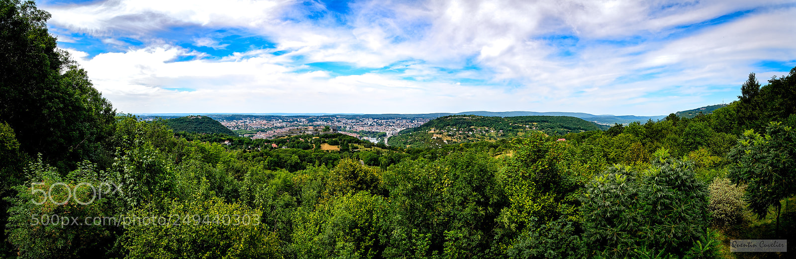 Nikon D7000 sample photo. Besançon vue panoramique 2015 photography