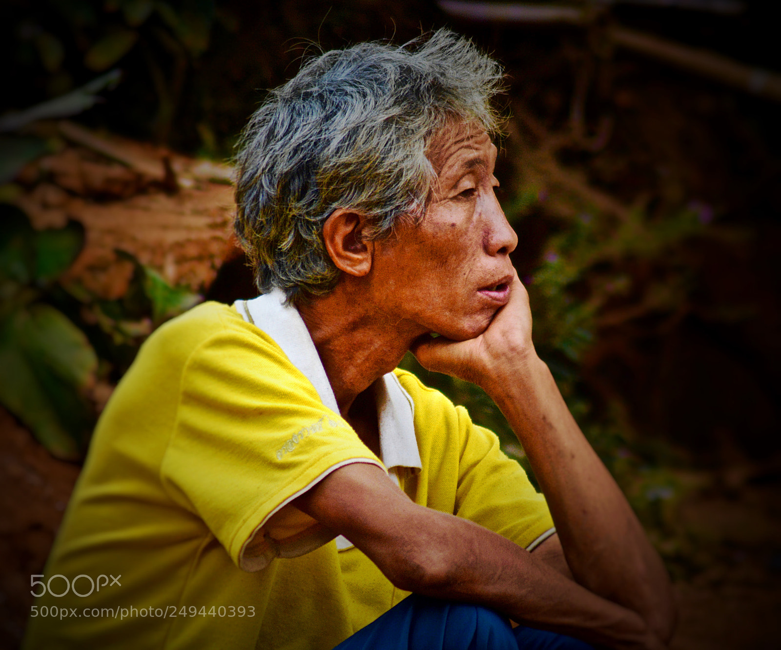 Nikon D7100 sample photo. Hill tribe man photography