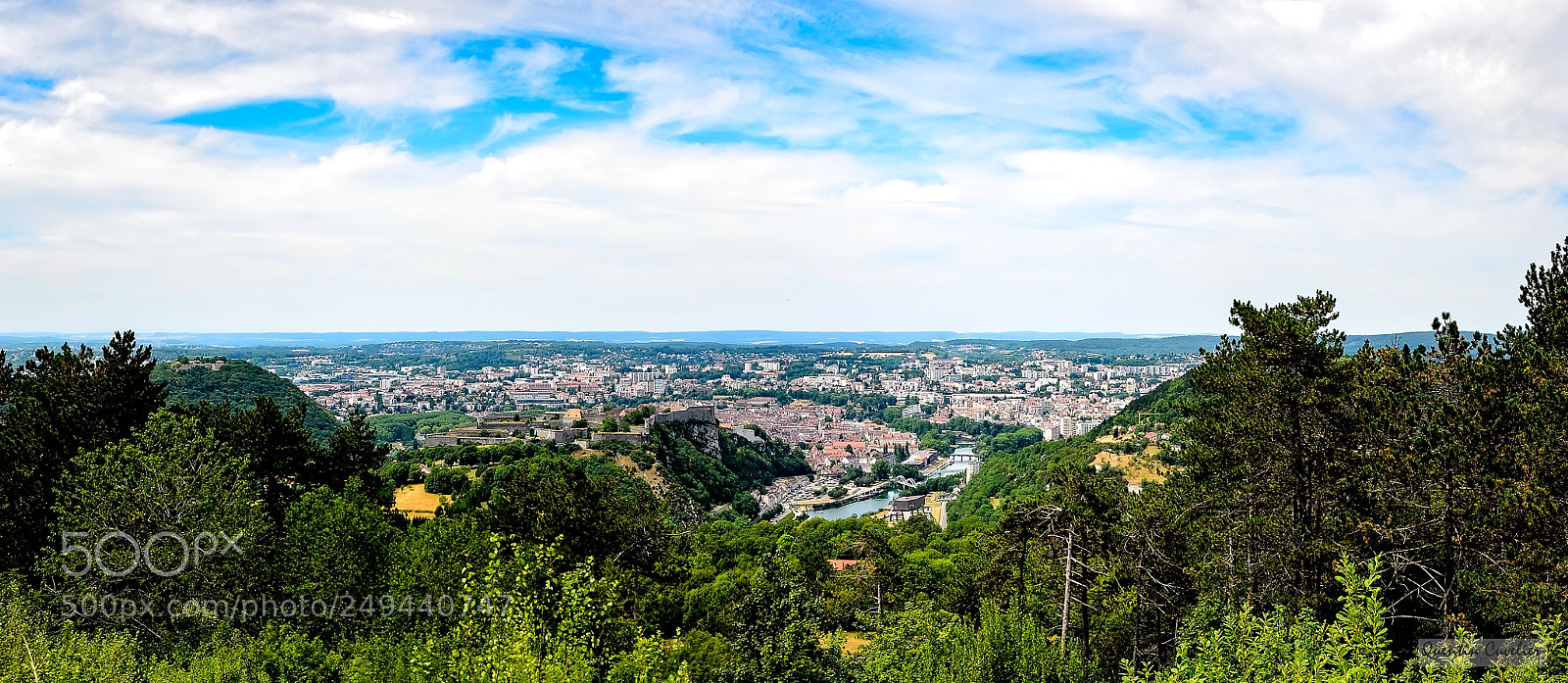 Nikon D7000 sample photo. Besançon panorama 2015 photography