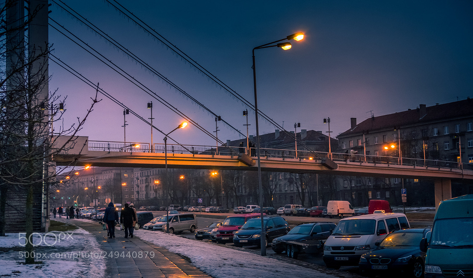 Fujifilm X-E2S sample photo. City night in kaunas photography