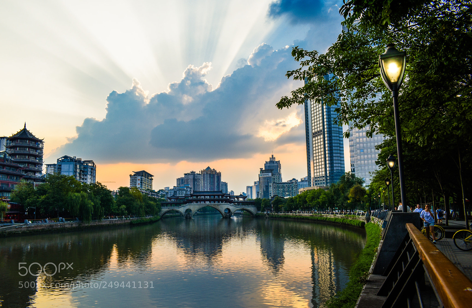 Nikon D5500 sample photo. Anshun lang bridge, chengdu photography