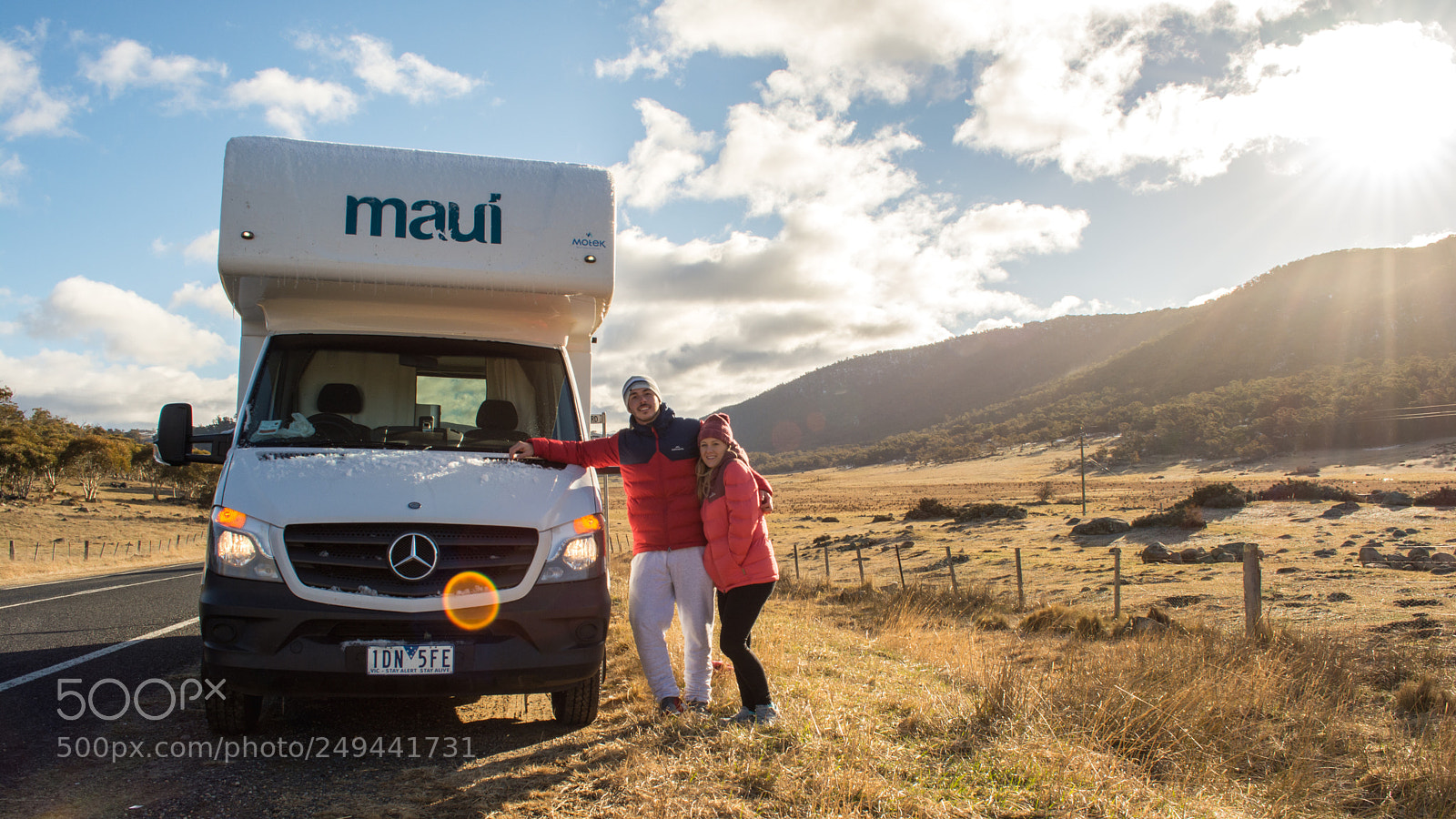 Nikon D5200 sample photo. Motorhome - snow photography
