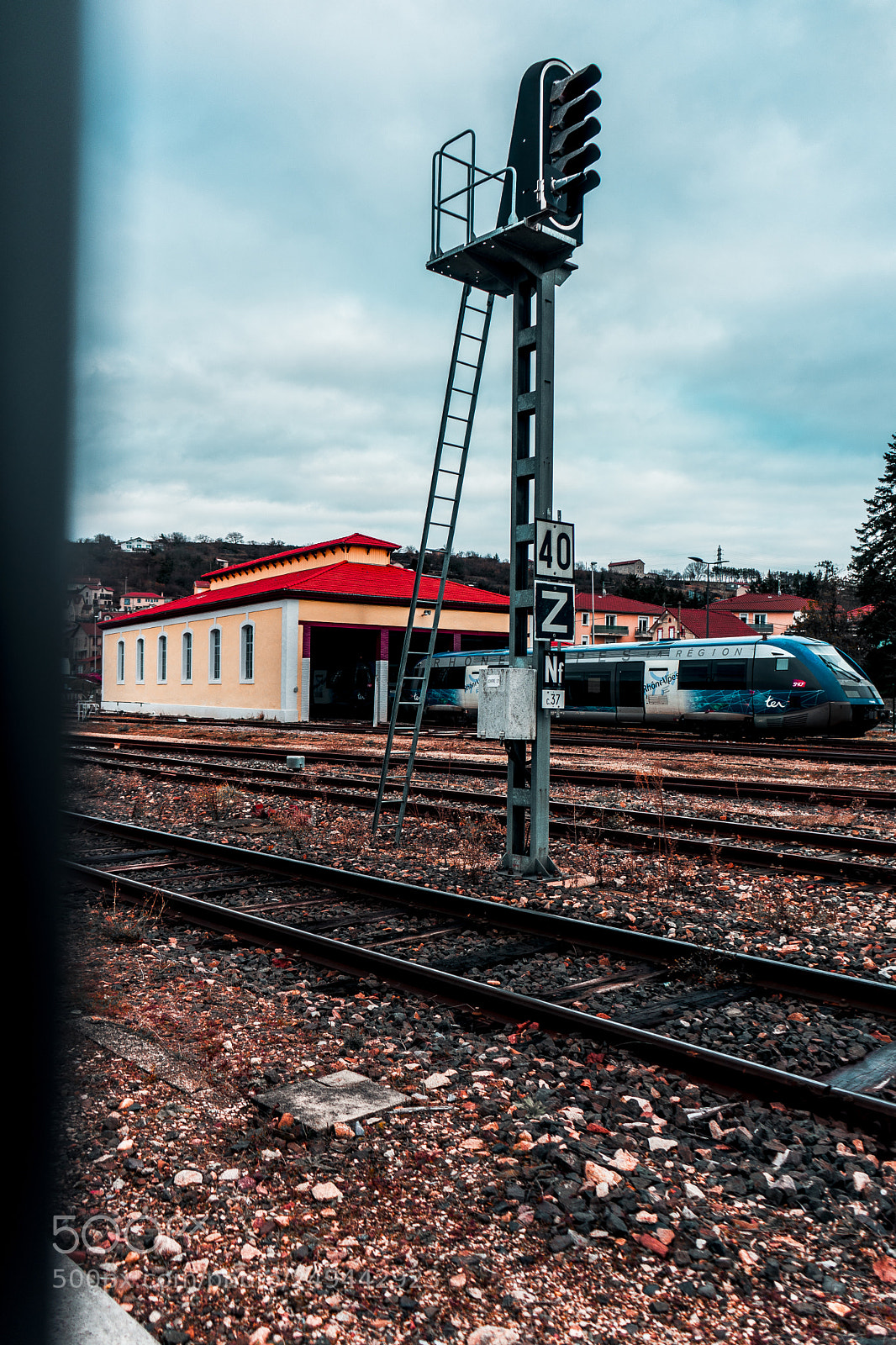 Sony a7 sample photo. Train photography
