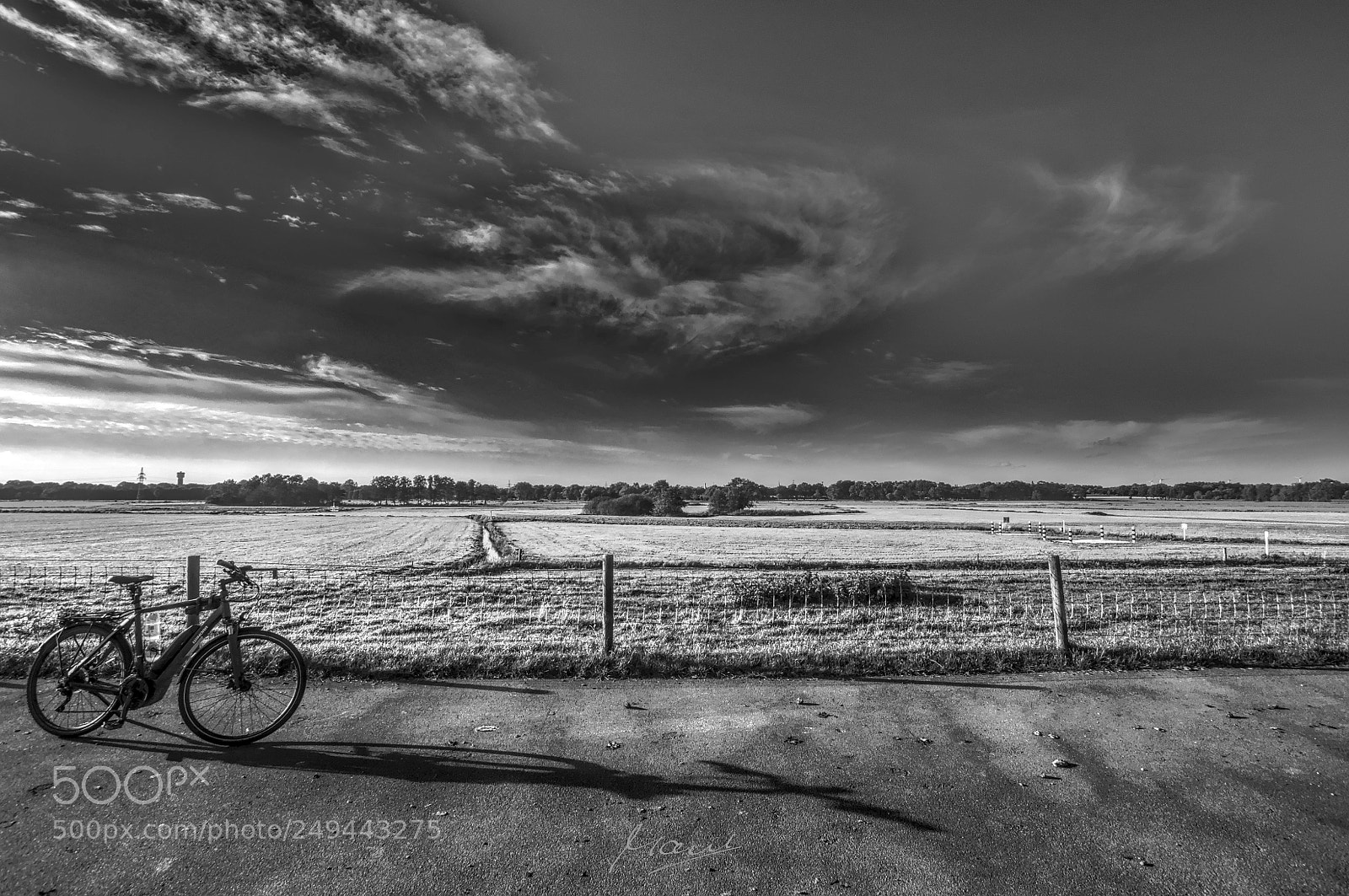 Nikon D90 sample photo. The sky, the bike photography