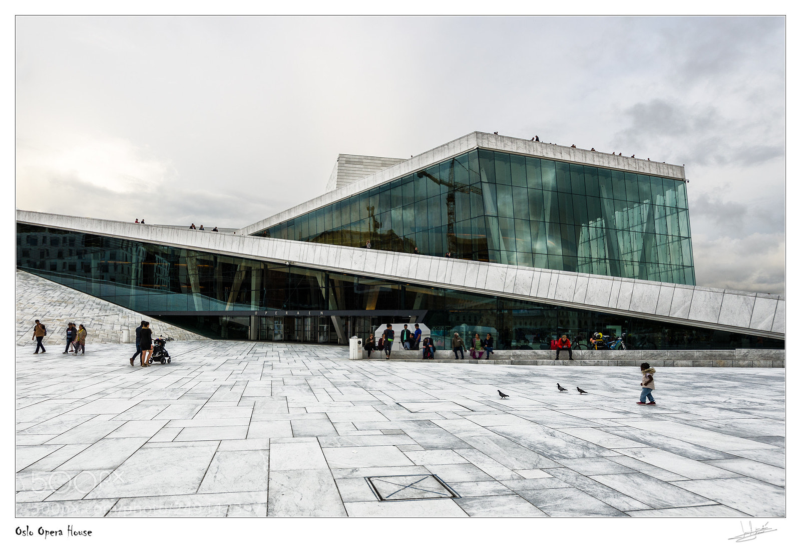 Nikon D7000 sample photo. Oslo opera house photography