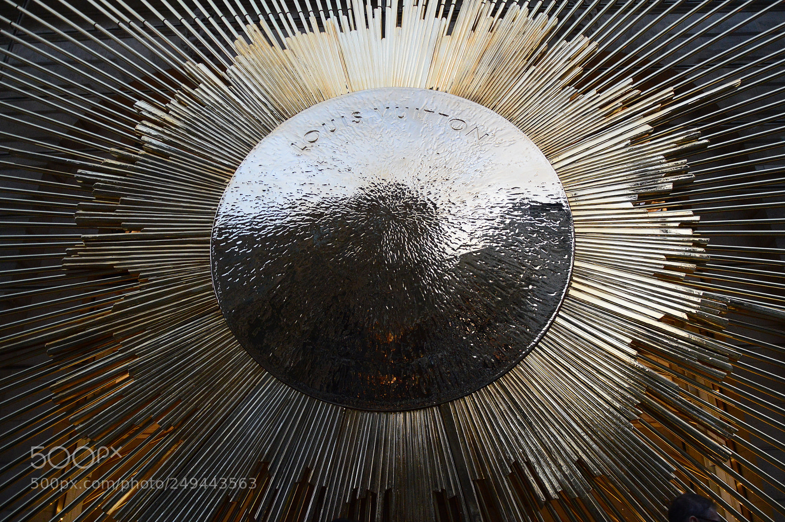 Nikon D3200 sample photo. Golden metal sun photography