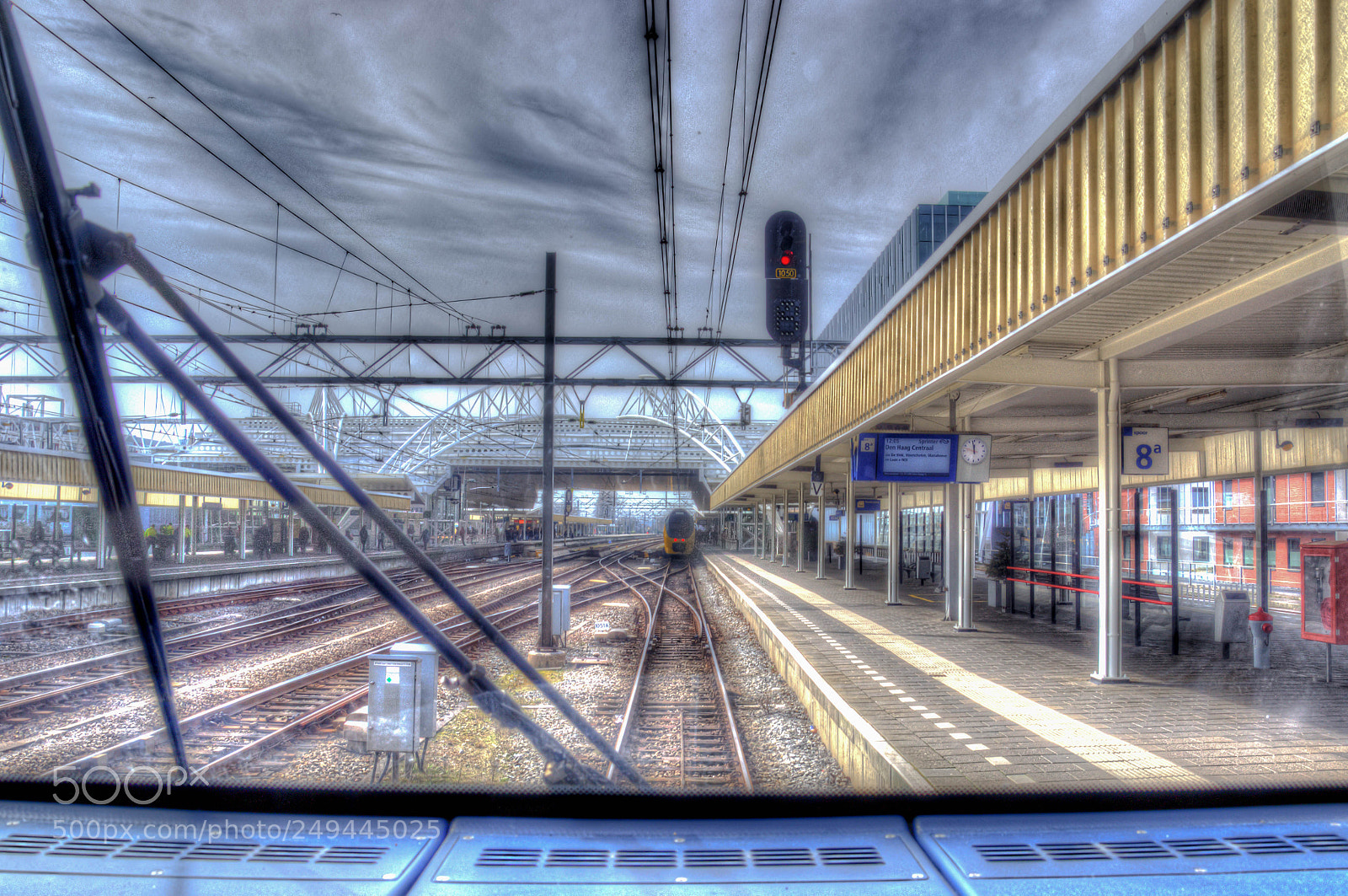 Nikon D3100 sample photo. Station leiden in hdr! photography