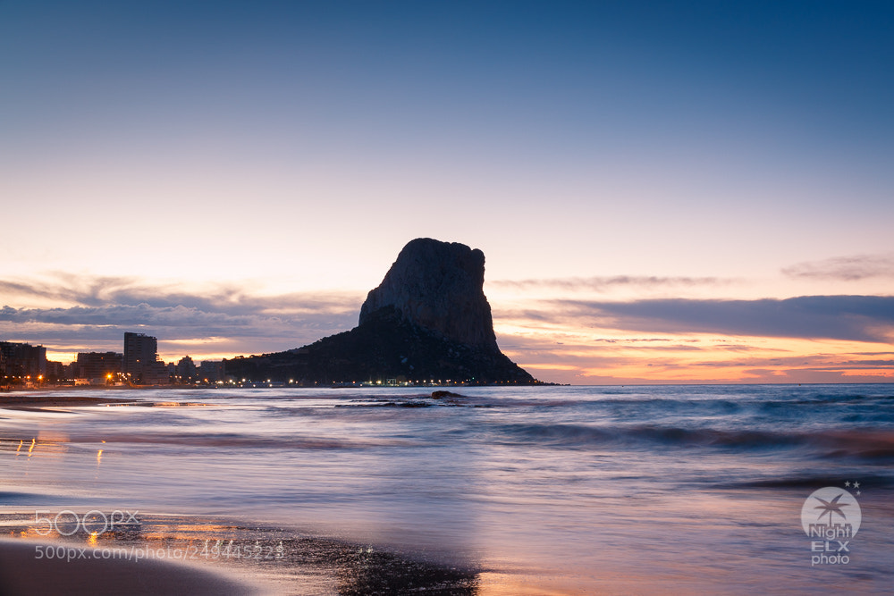 Canon EOS 70D sample photo. Peñon de ifach photography