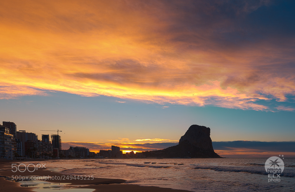 Canon EOS 70D sample photo. Peñon de ifach photography