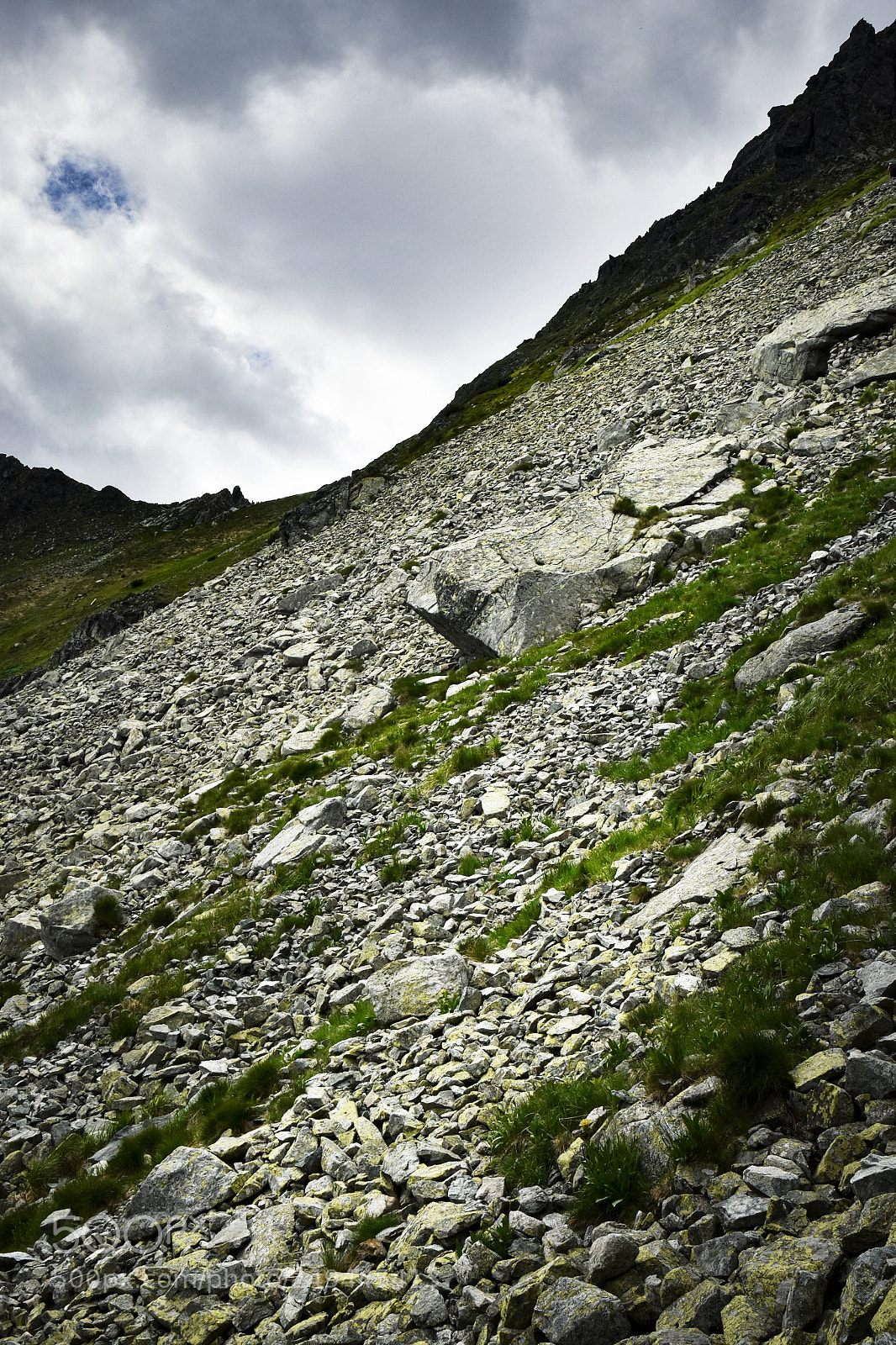 Nikon D5500 sample photo. Scree stone field in photography