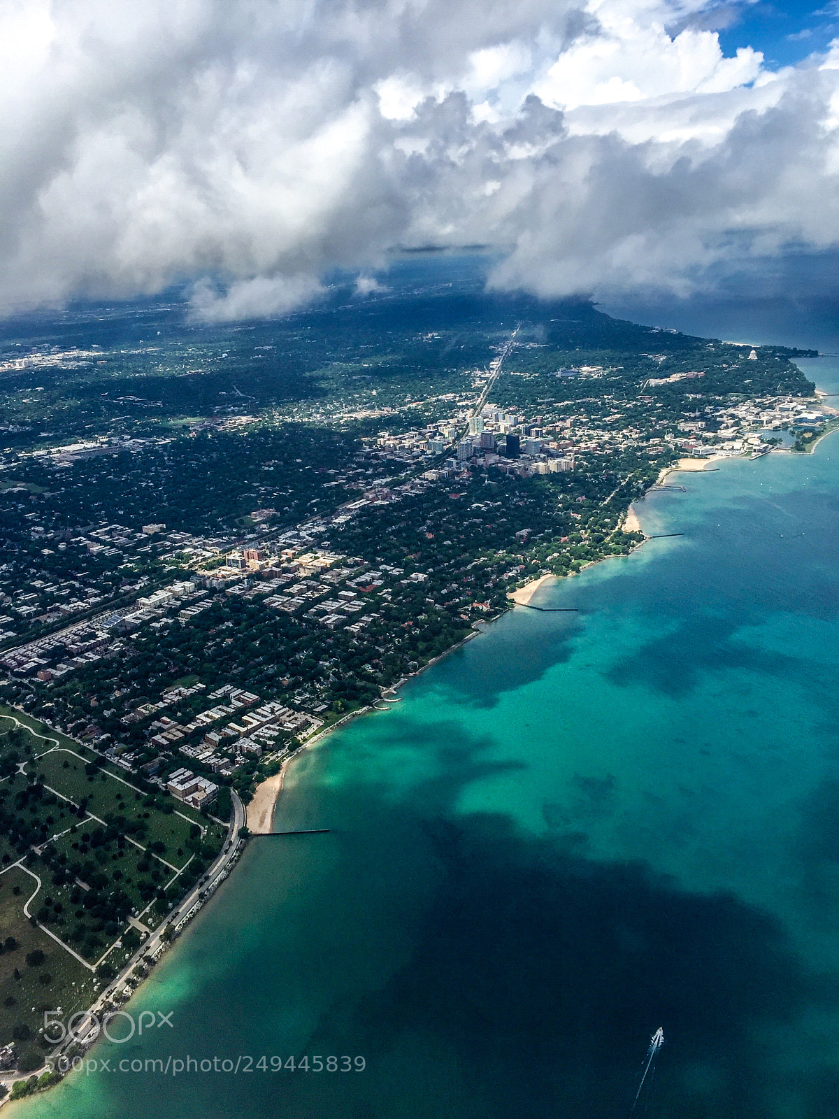 Apple iPhone 6 Plus sample photo. Over lake michigan photography