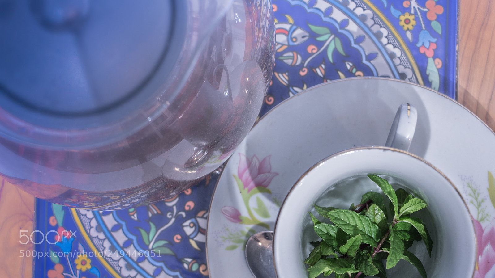 Canon EOS 700D (EOS Rebel T5i / EOS Kiss X7i) sample photo. Traditional freshmint tea serving photography