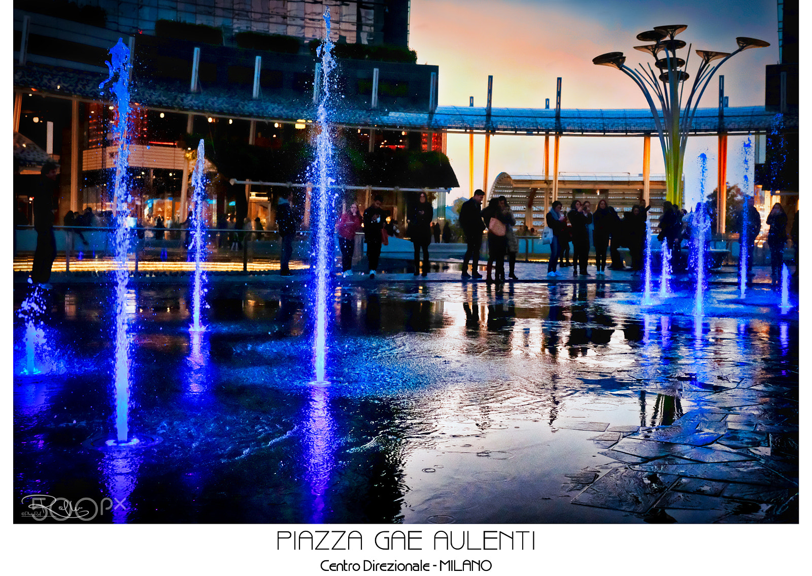 Fujifilm X-E3 sample photo. Gae aulenti square, milano photography