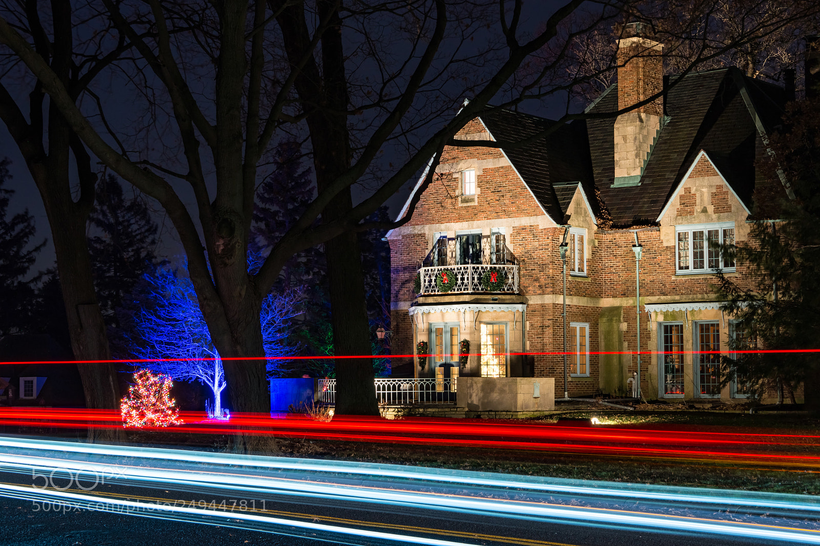 Sony SLT-A99V sample photo. Light track and house photography
