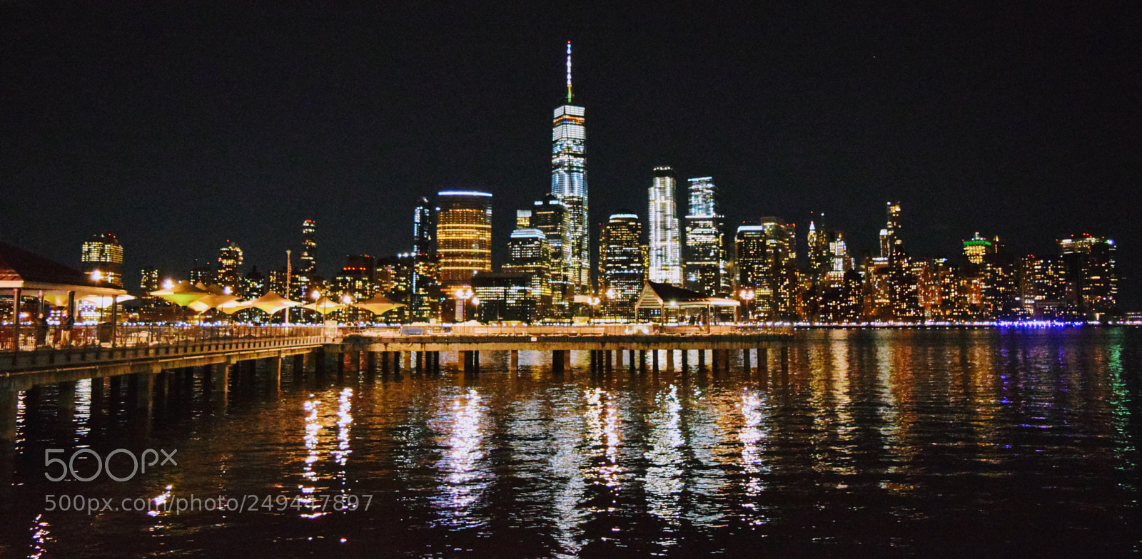 Nikon D5300 sample photo. Ny night skiline photography