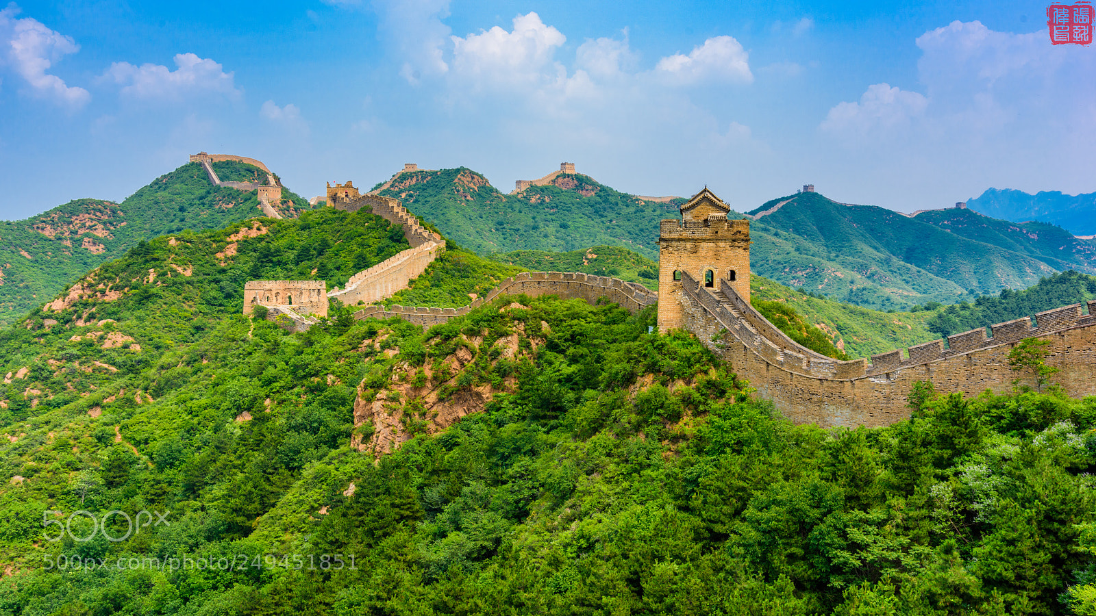 Nikon D810 sample photo. Jinshanling great wall photography