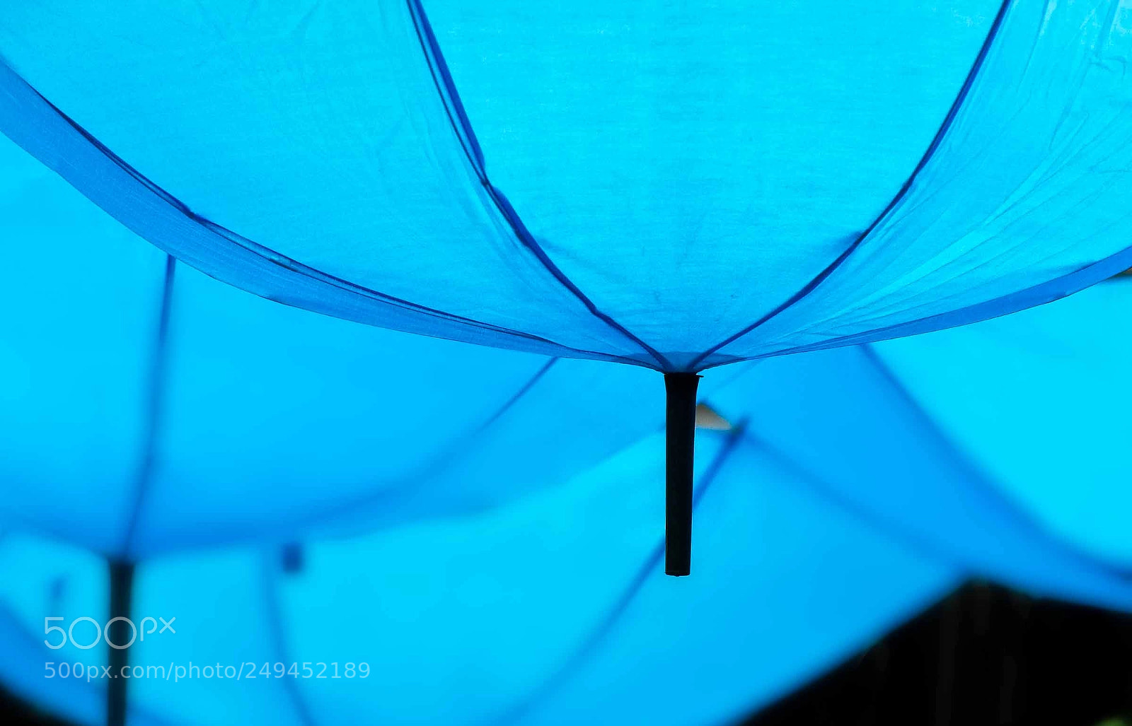 Sony a7 II sample photo. Blue umbrellas photography