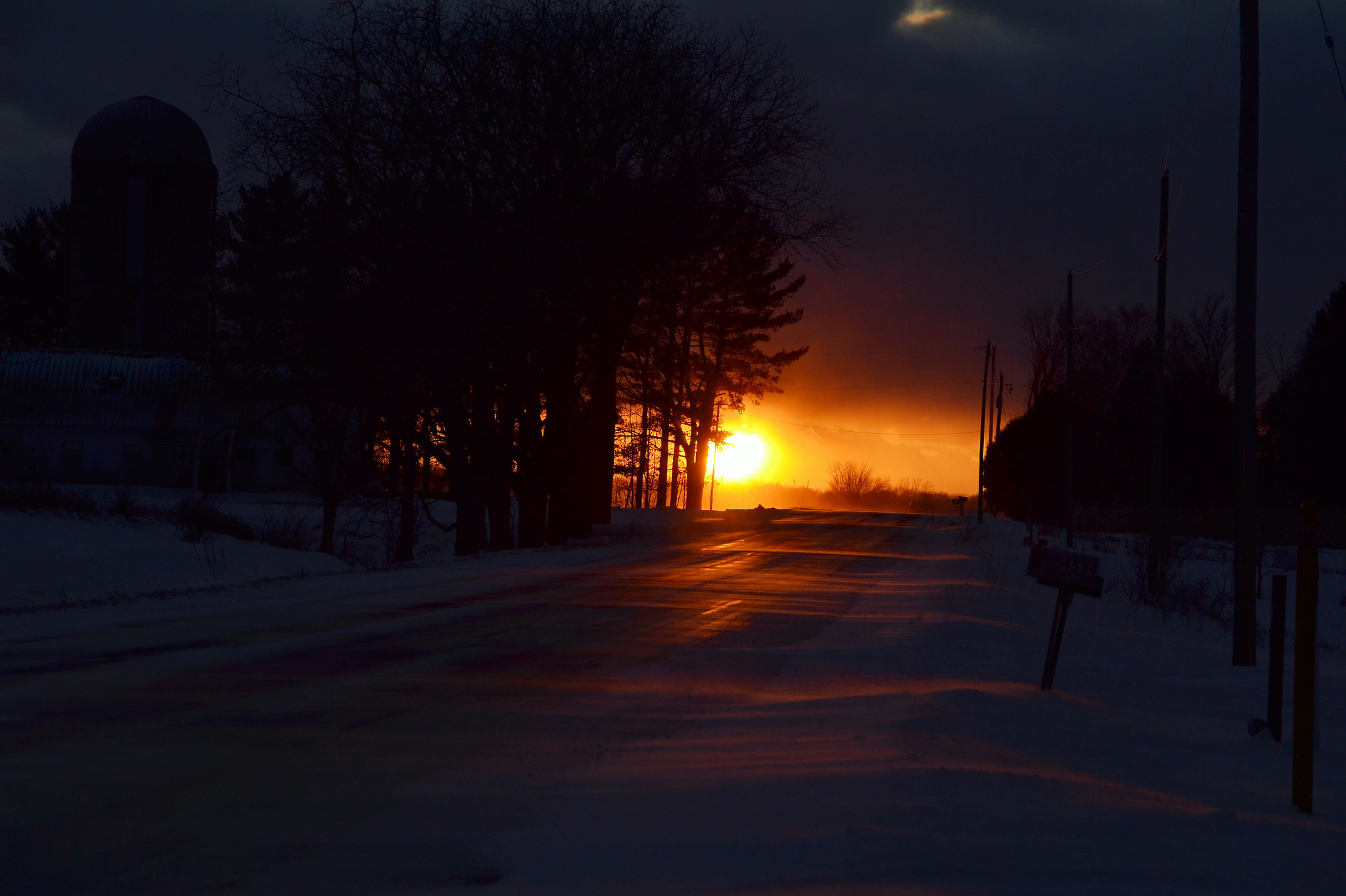 Nikon D3100 sample photo. Hamlin plains sunset photography
