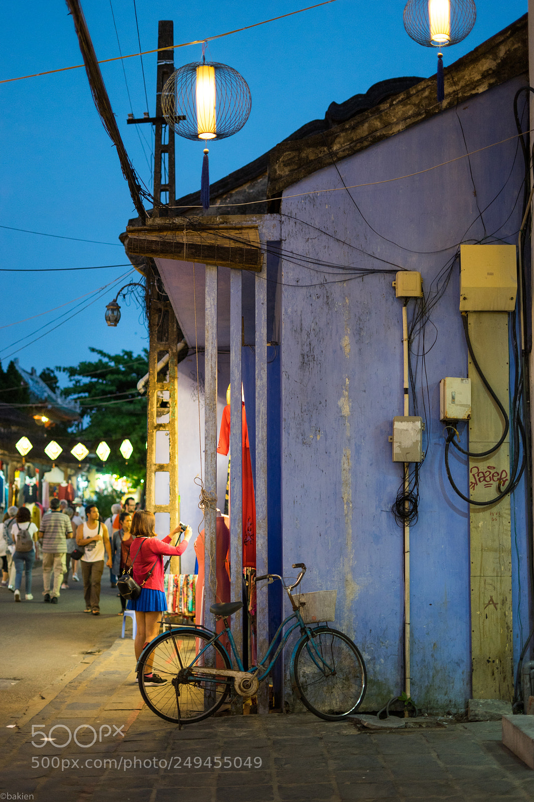 Sony a7 sample photo. Hoi an by night photography
