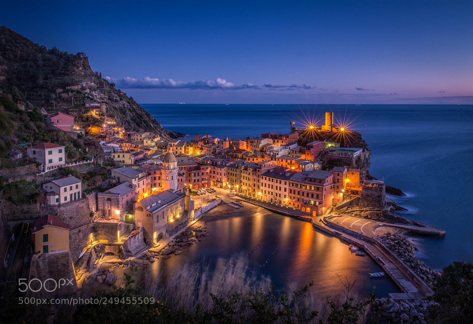 Nikon D600 sample photo. Evening in vernazza photography