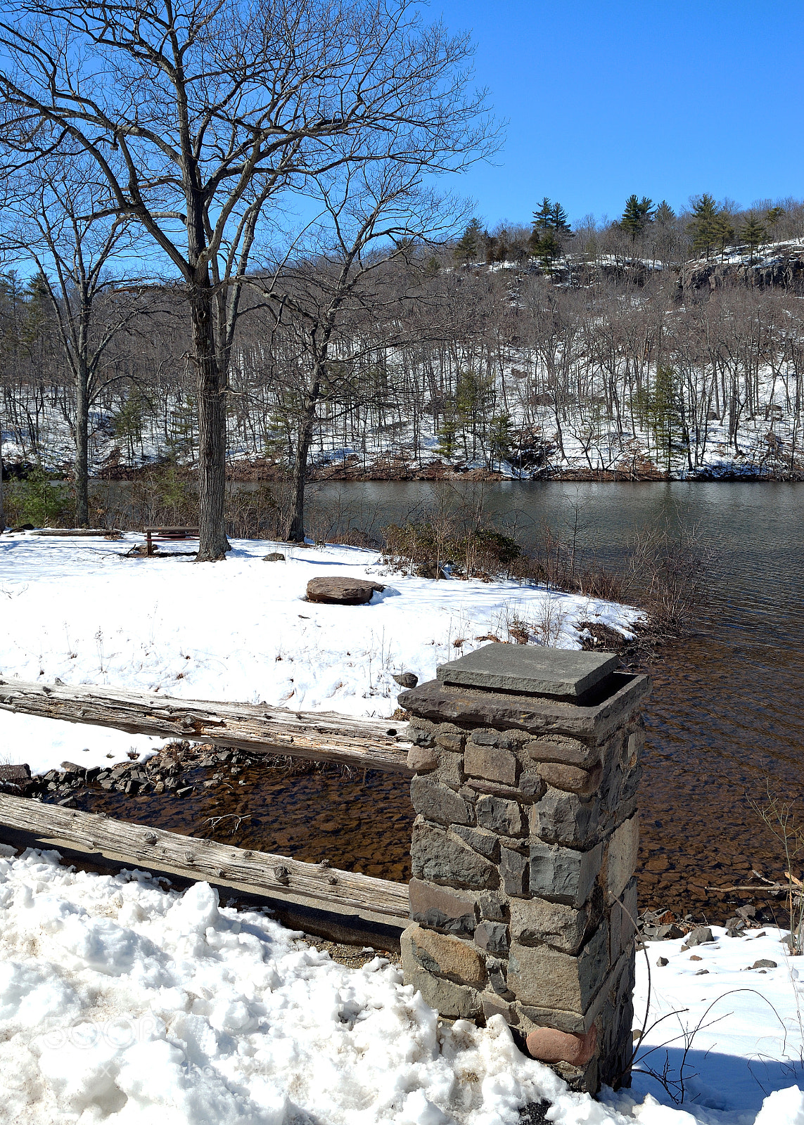 Nikon D5100 sample photo. Winter scene photography
