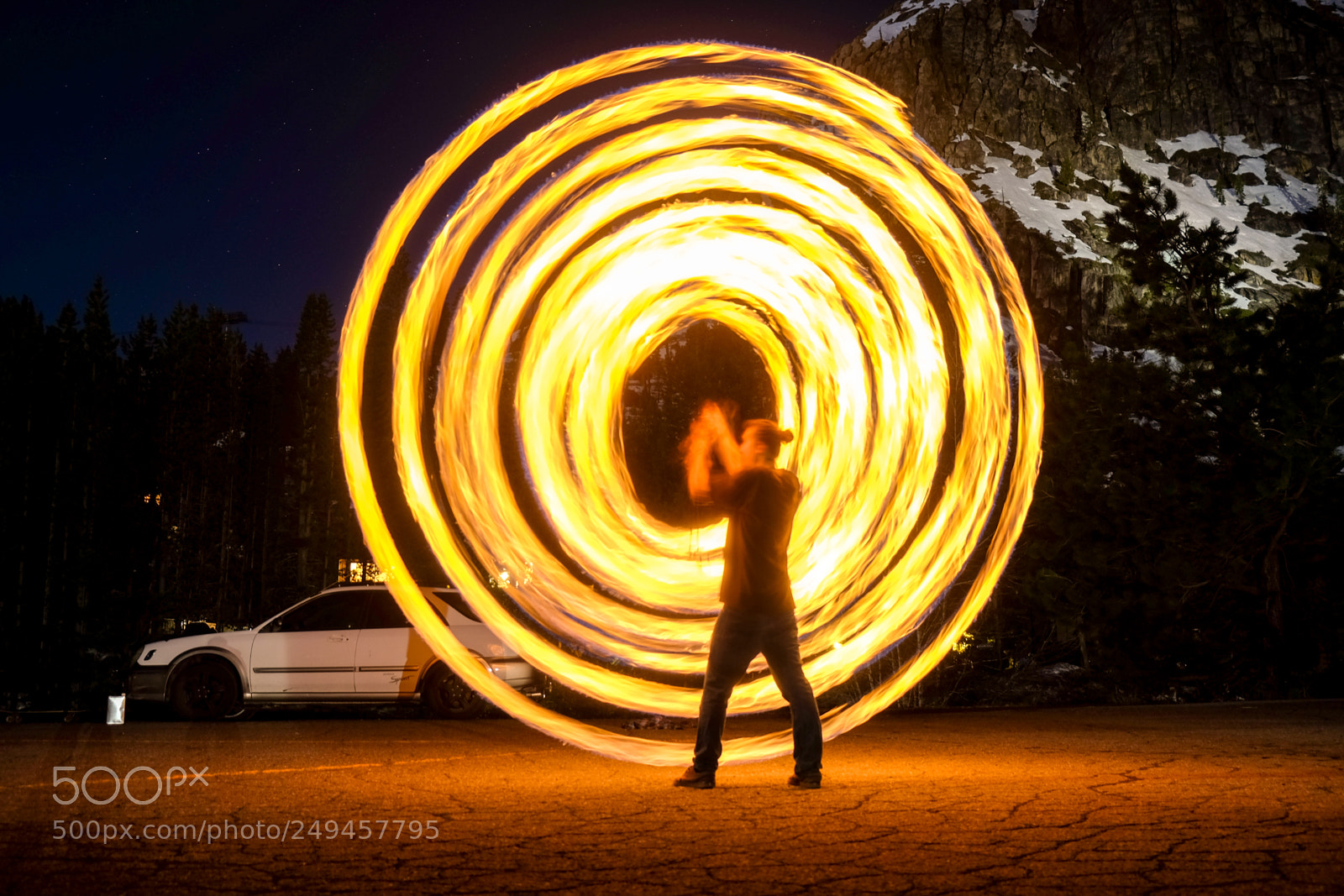 Fujifilm X-T1 sample photo. Fire spinning 1 photography