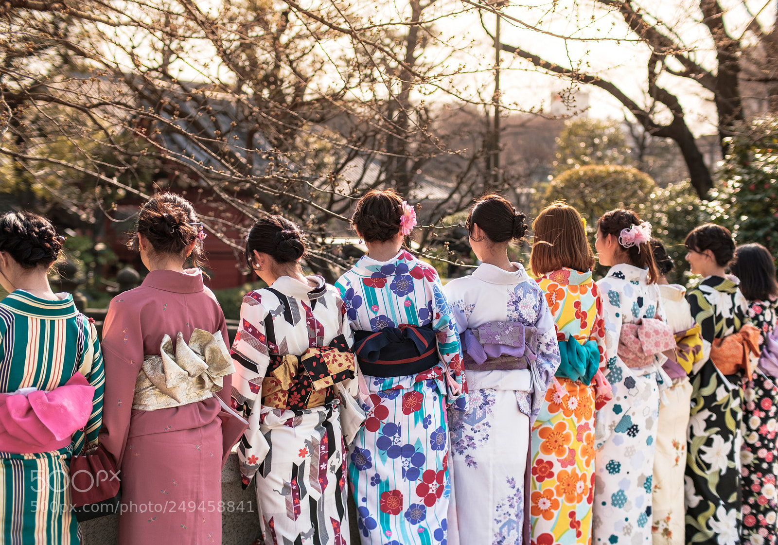 Fujifilm X-T2 sample photo. Kimonos at sensoji photography
