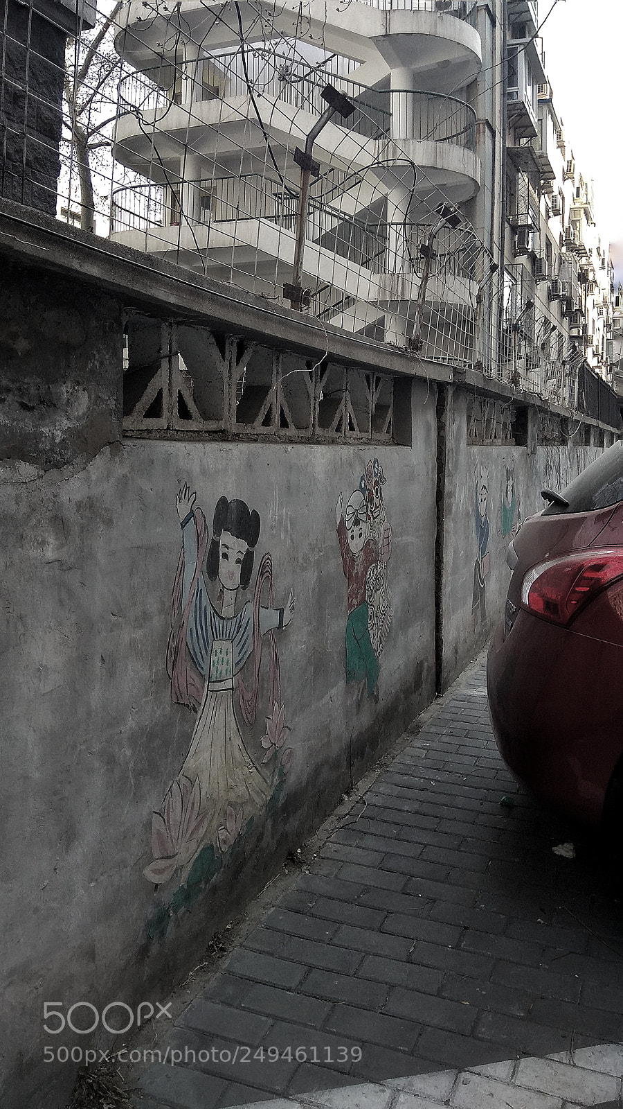 Xiaomi Redmi Note 4X sample photo. Wall photography