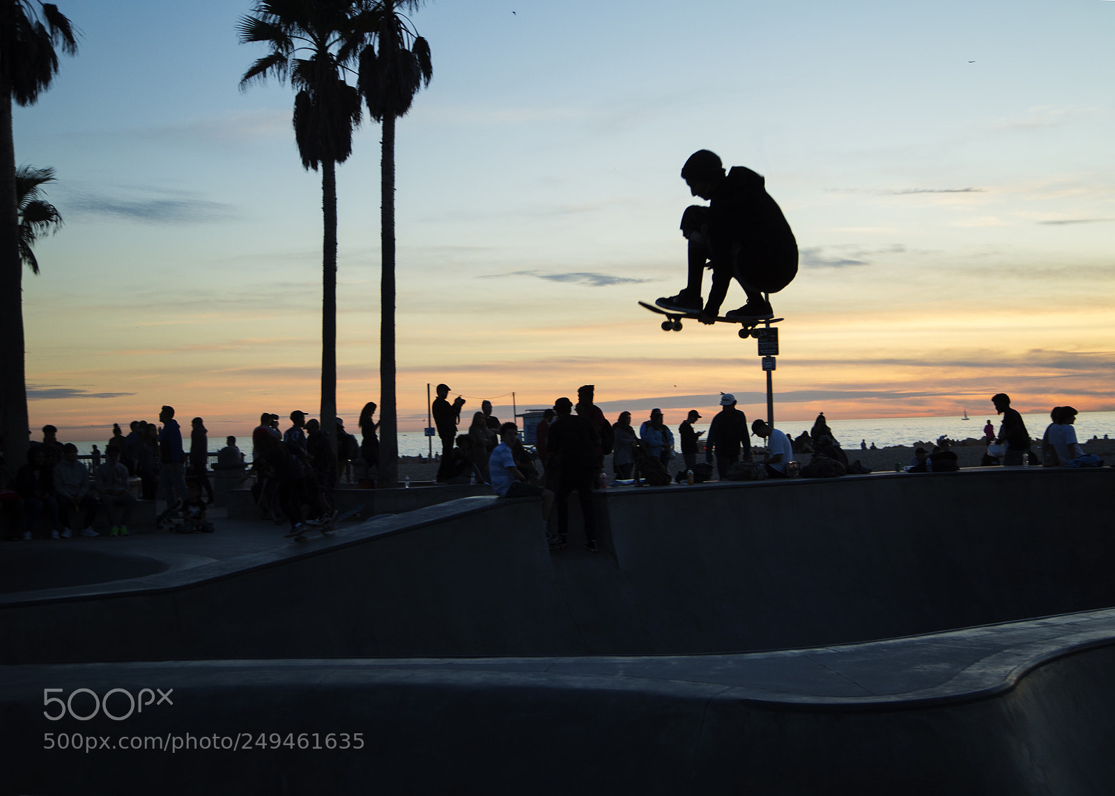 Canon EOS 6D sample photo. Sunset skater photography