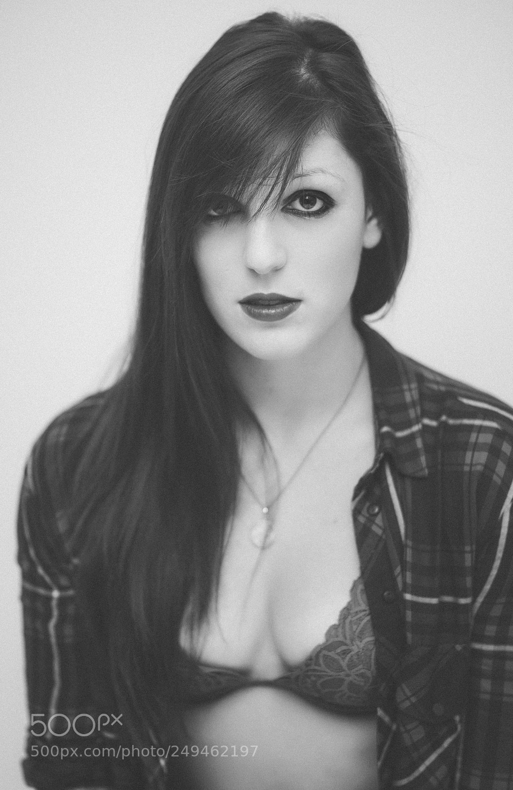 Nikon D810 sample photo. Elodie smoky eyes vintage photography