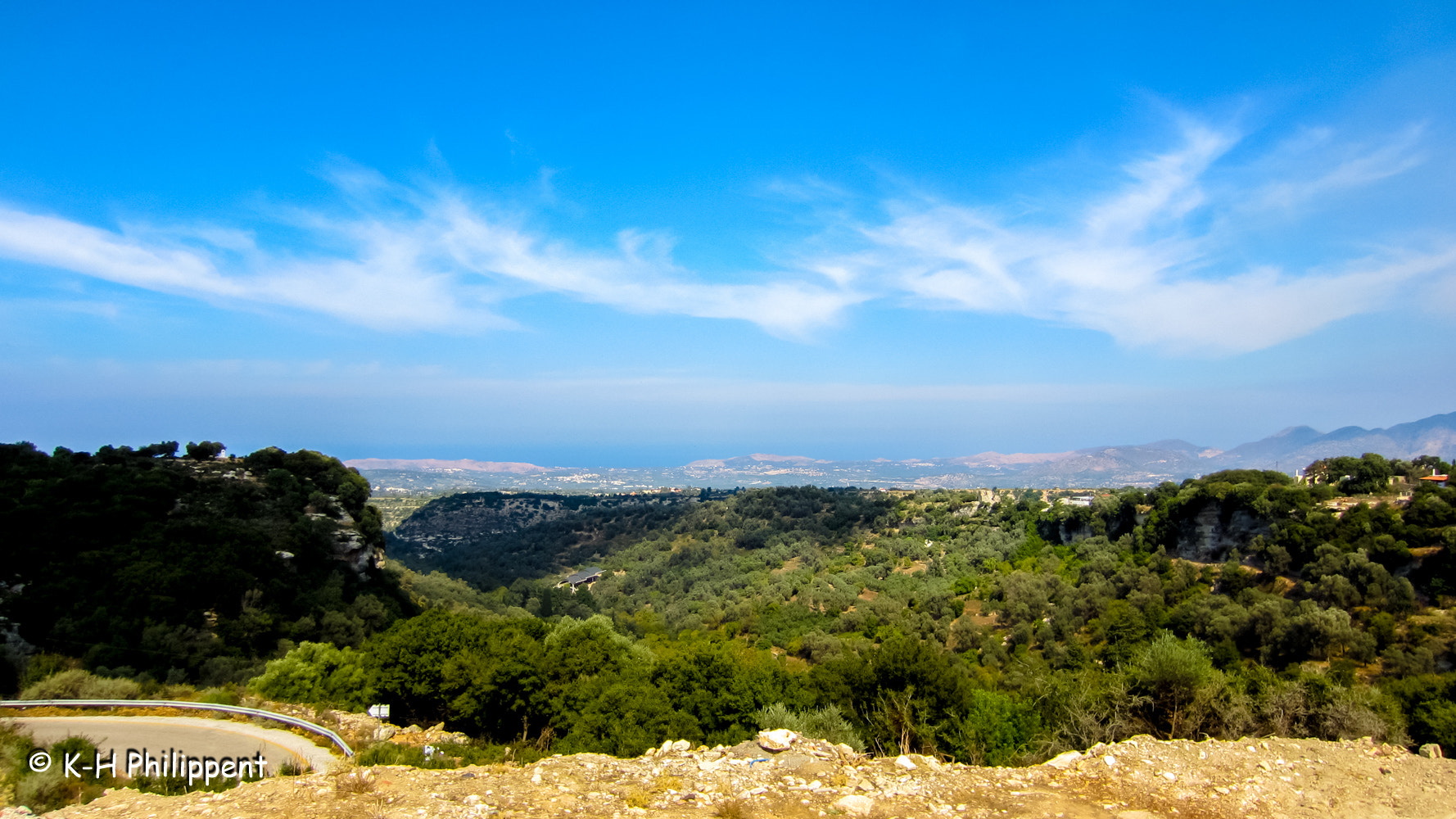 Canon PowerShot ELPH 300 HS (IXUS 220 HS / IXY 410F) sample photo. Rethymno (crete, greece),  the view from the ida mountains to the sea / der blick vom ida gebirge... photography