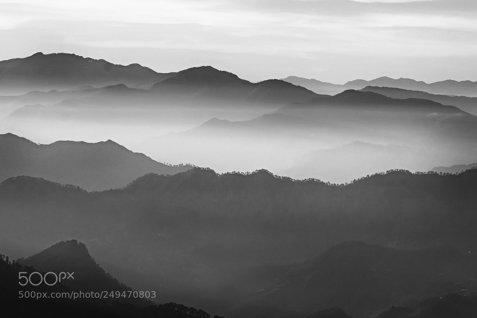 Canon EOS 70D sample photo. The faded mountains photography