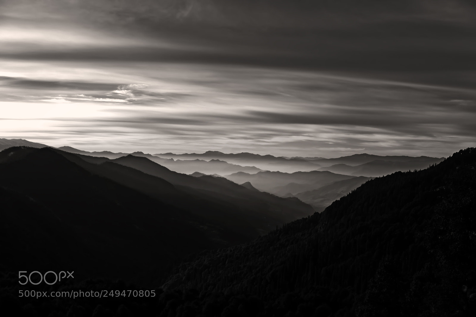Canon EOS 70D sample photo. The faded mountains photography