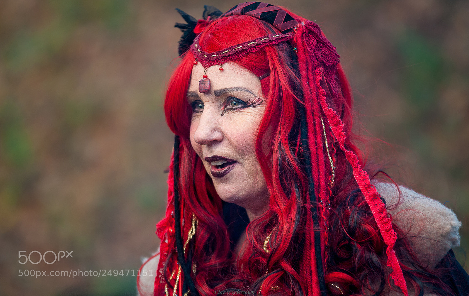 Nikon D3 sample photo. The red lady photography
