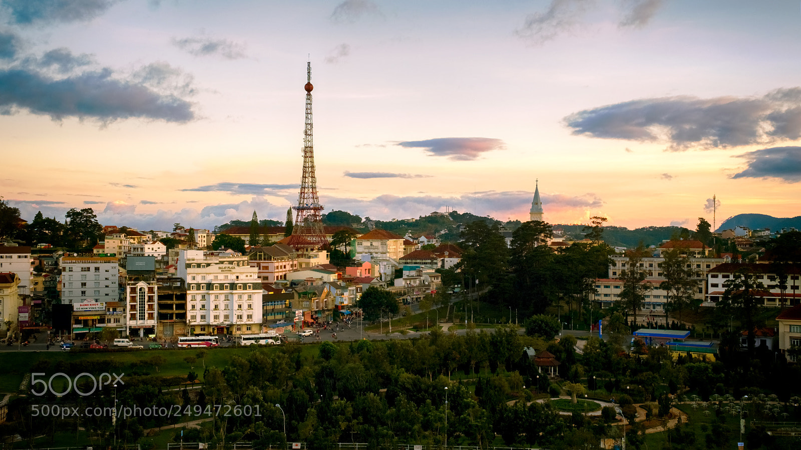Fujifilm X-T2 sample photo. Dalat sunset photography