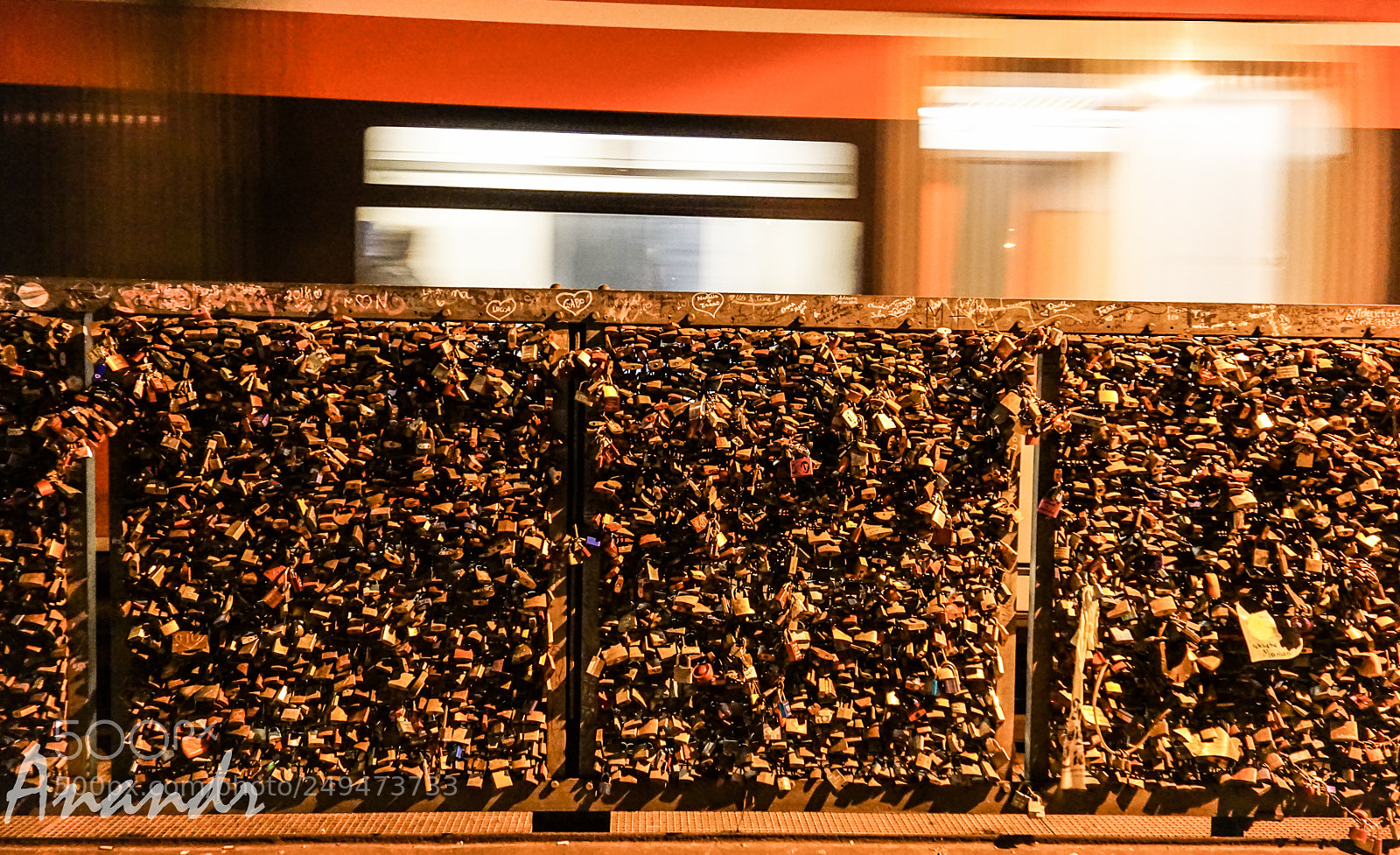 Sony a5100 sample photo. Love locks photography