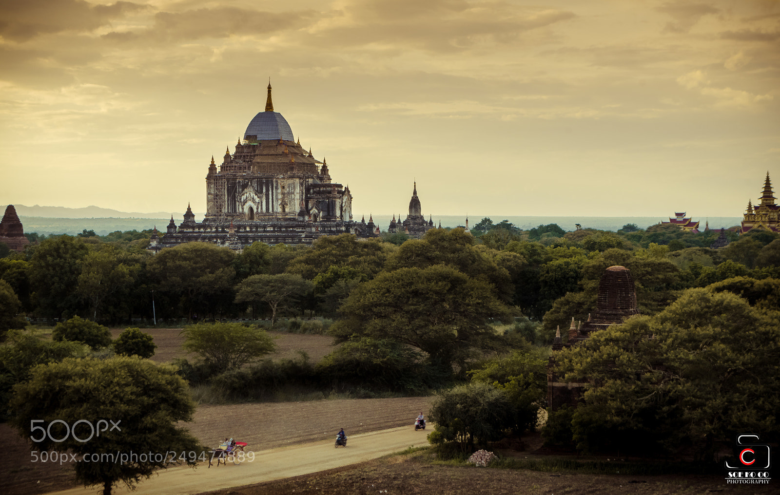 Nikon D5100 sample photo. Sunset of bagan,myanmar photography