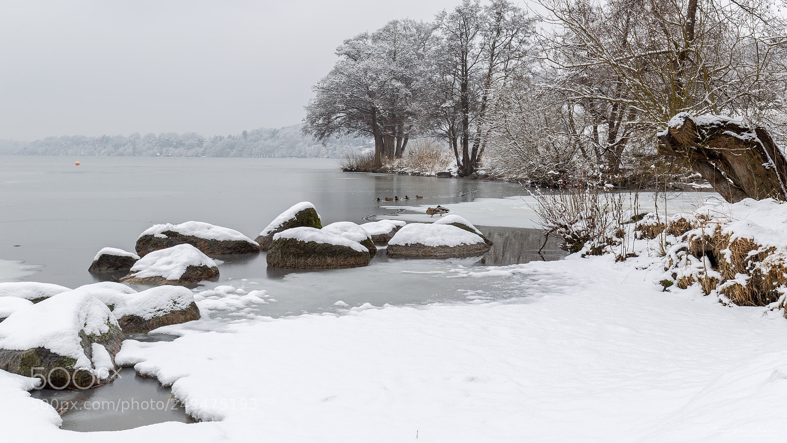 Canon EOS 6D sample photo. Winter scenery at lake photography