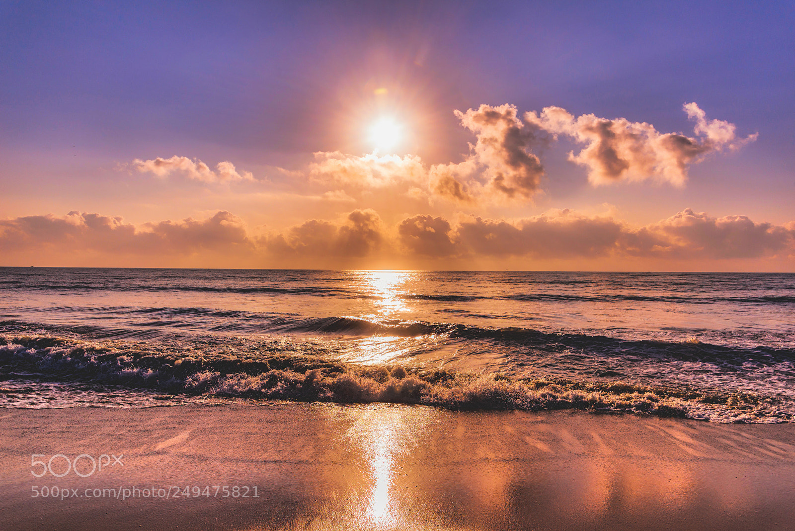 Nikon D610 sample photo. Fiery sunrise photography