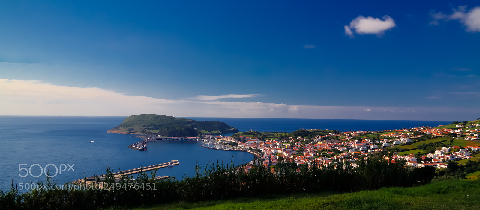 Samsung NX30 sample photo. Aerial view to horta photography
