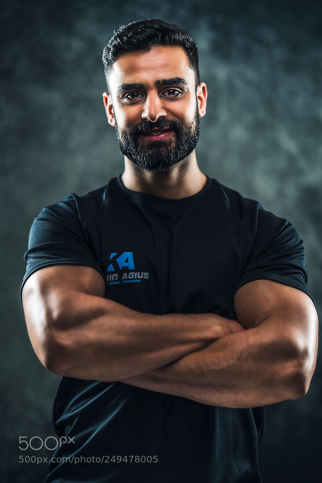 Sony a7R II sample photo. Studio fitness portrait photography