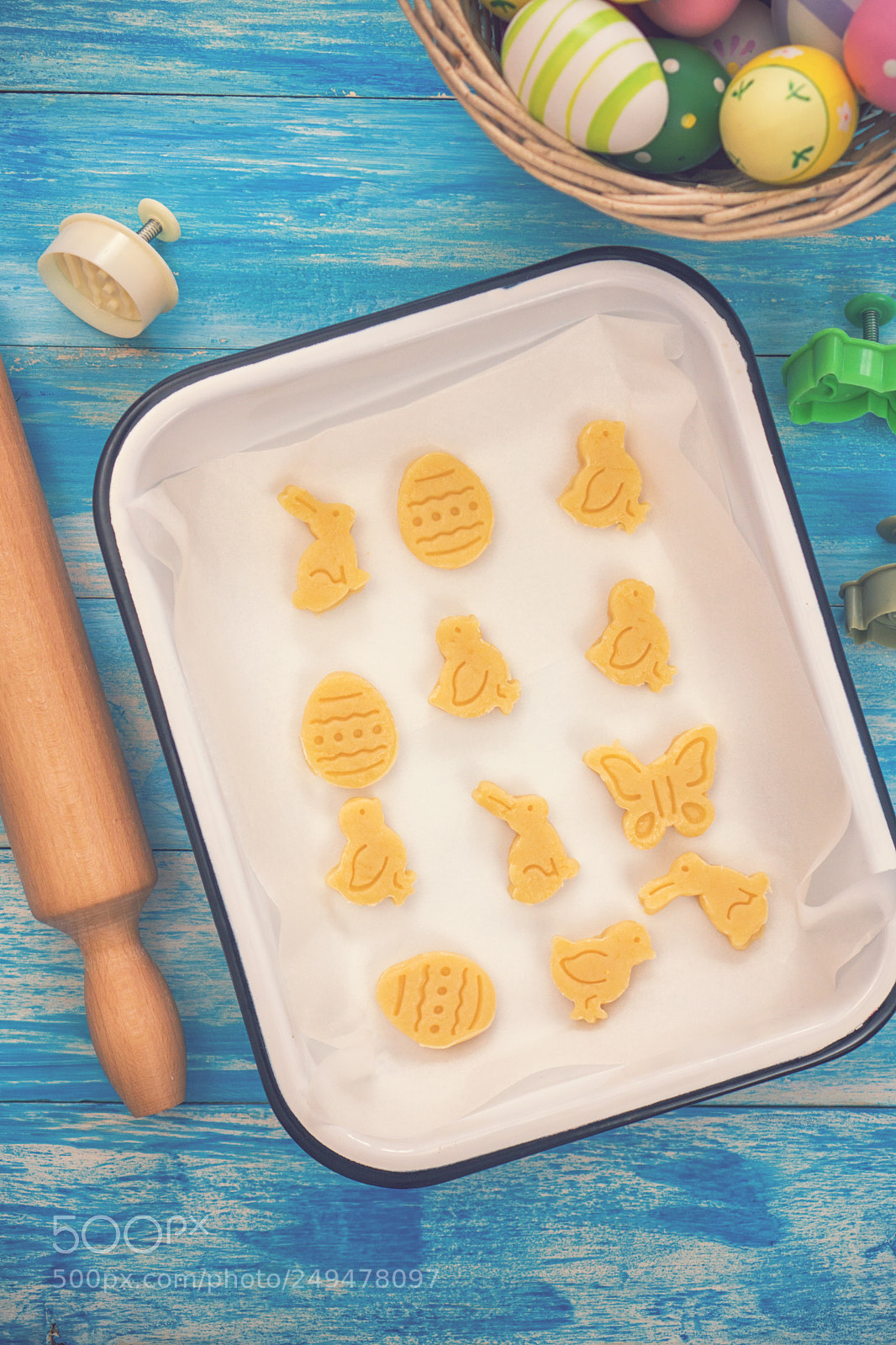 Sony a6300 sample photo. Preparing easter cookies photography