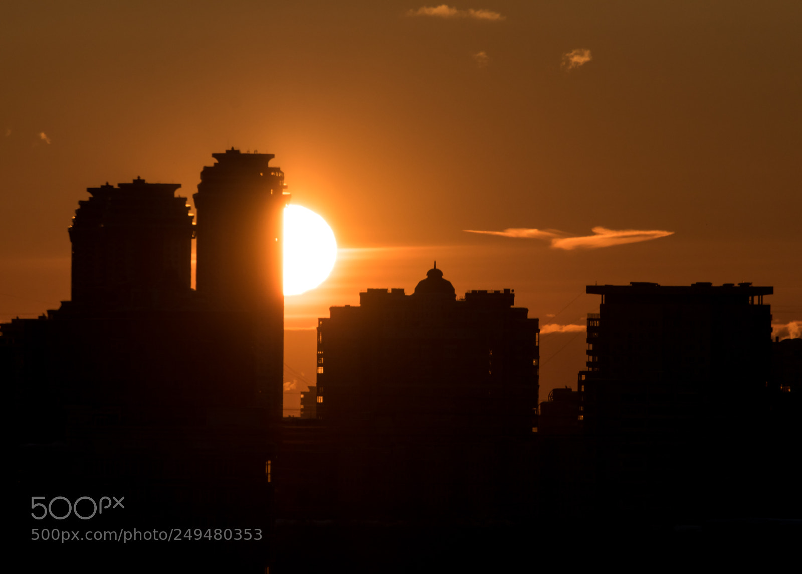 Nikon D3300 sample photo. Sunrise in the city photography
