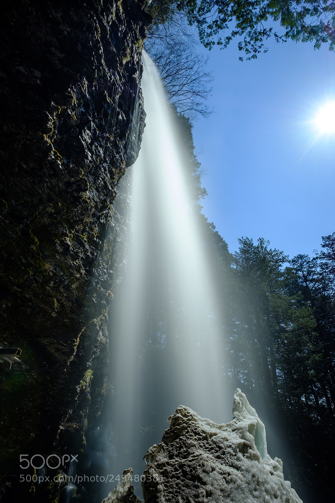 Fujifilm X-T2 sample photo. 御嶽山、修験の滝② -新滝- photography