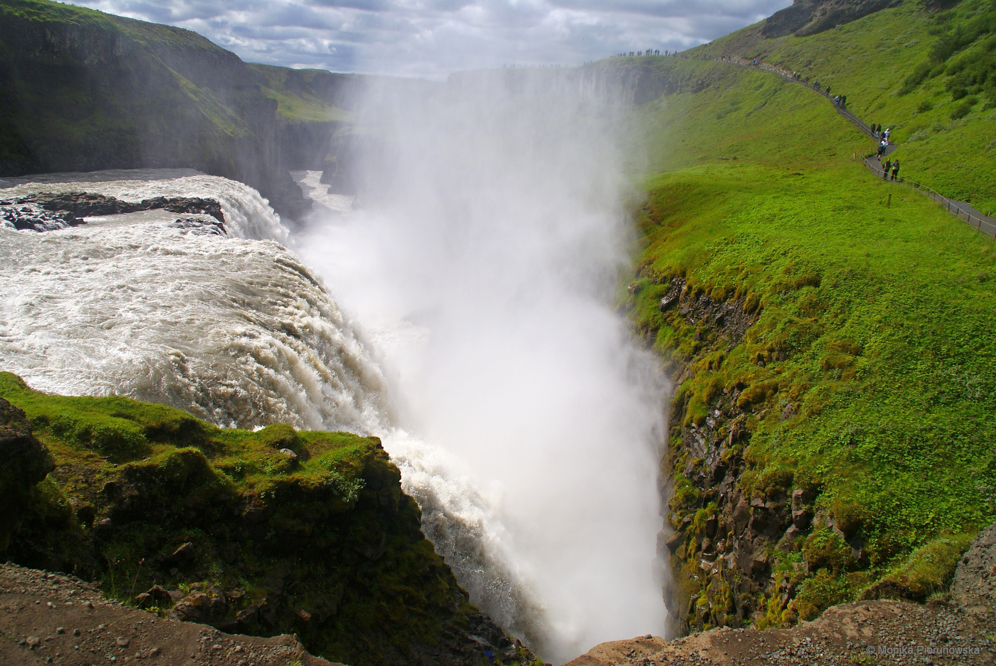 Sony Alpha DSLR-A300 sample photo. Shape of water. gullfoss photography