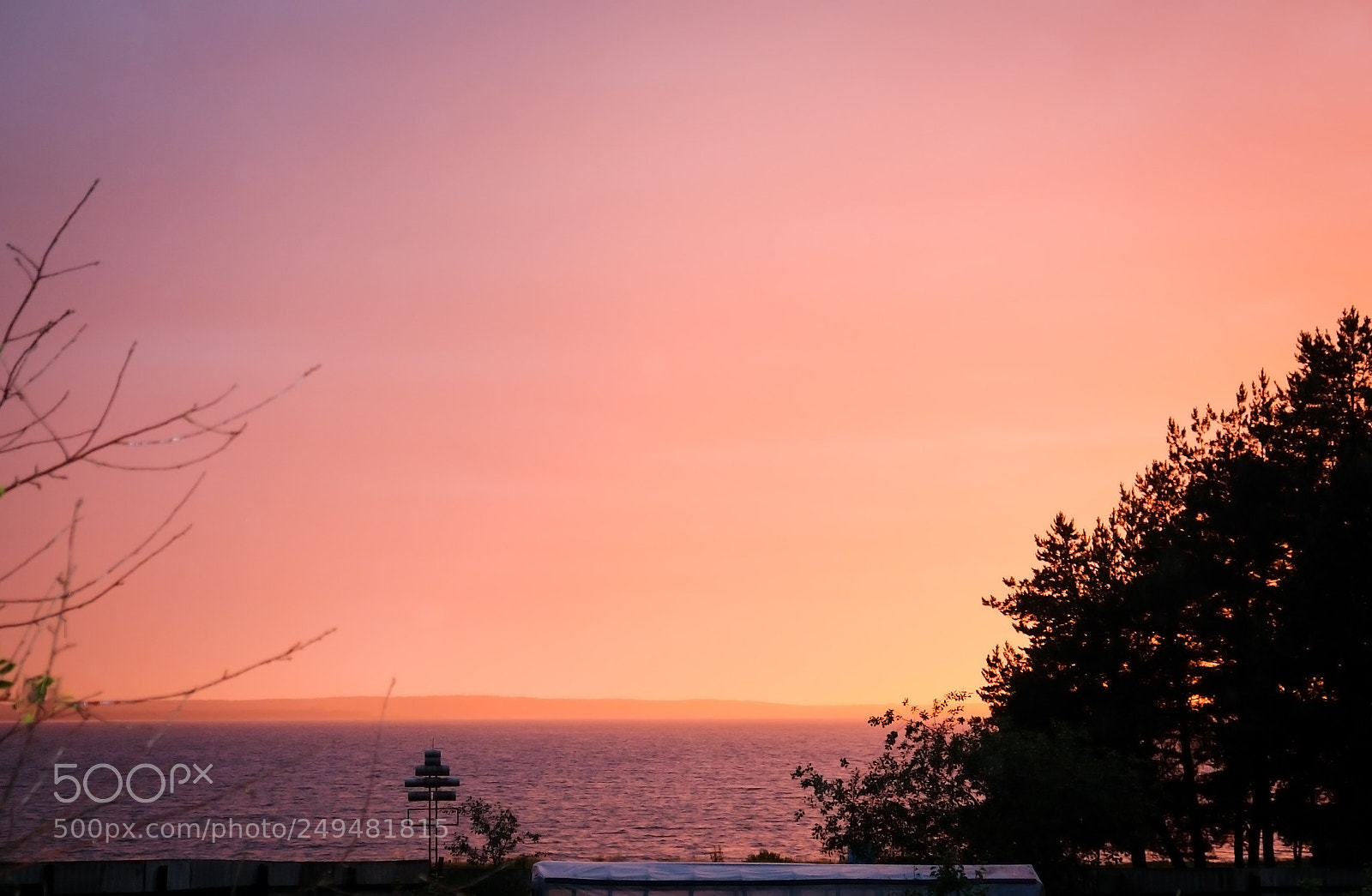 Sony DSC-R1 sample photo. Sunset red sky photography