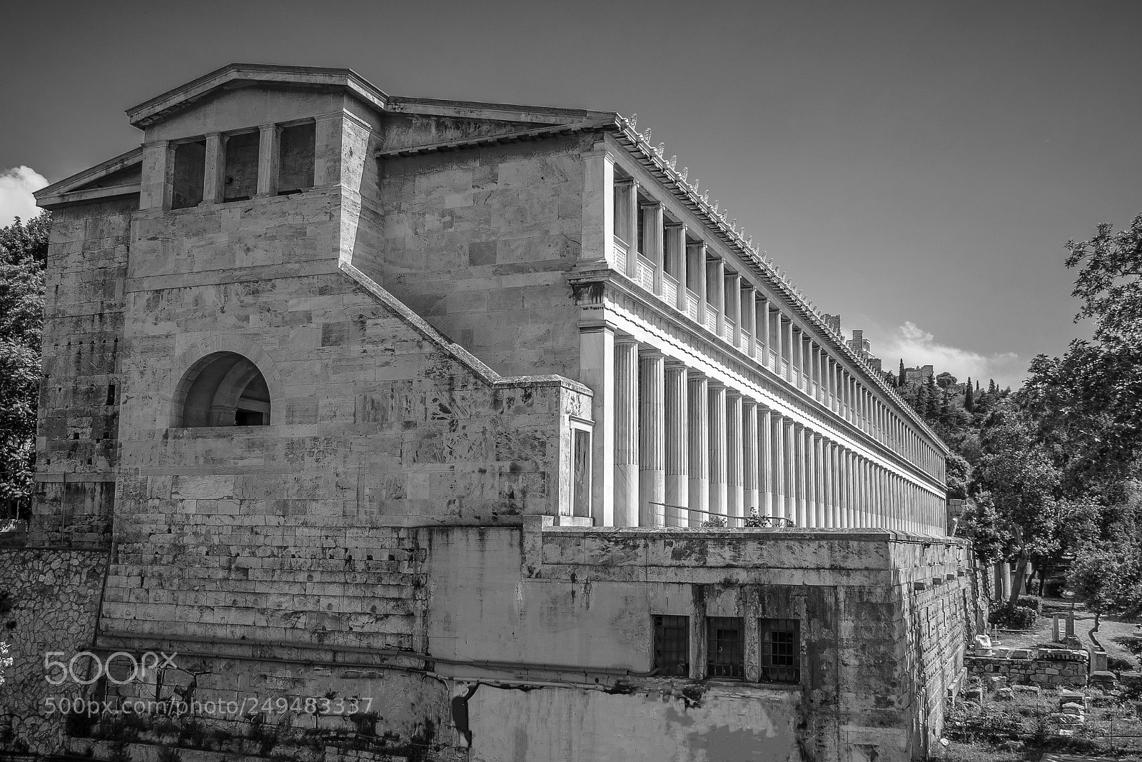 Olympus PEN E-PL6 sample photo. Stoa of attalos photography