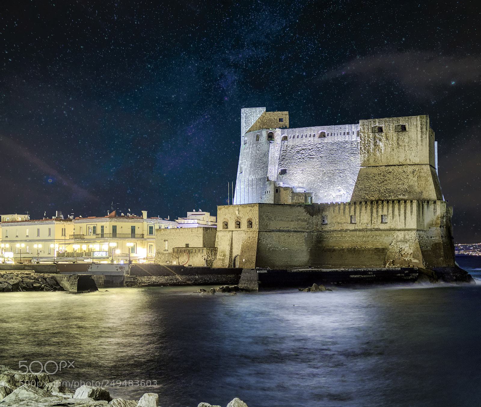 Canon EOS M3 sample photo. Castel dell'ovo napoli photography